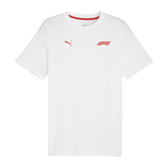 F1 ESS Small Logo Tee PUMA White-XS
