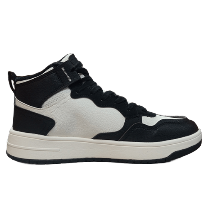 PEAK-Winter culture shoes (Black White)