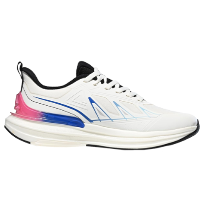 PEAK-Running Shoes- White Blue