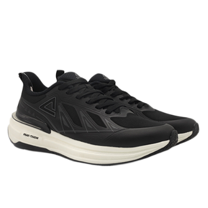 PEAK-Running Shoes-Black WHITE 