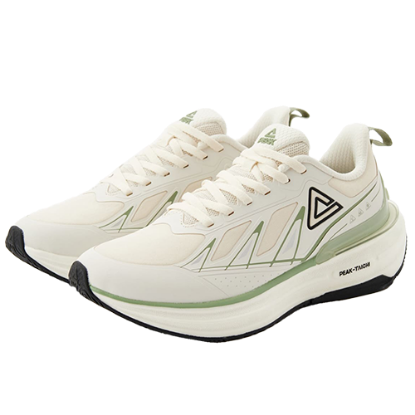 PEAK-Running Shoes-WHITE/GREEN
