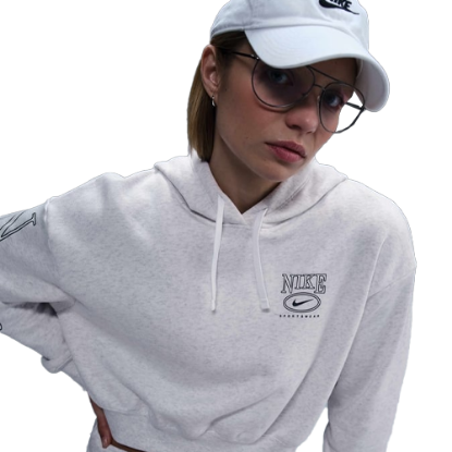 Nike Club Fleece Cropped Hoodie